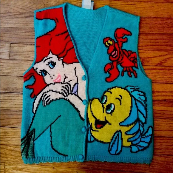 Vintage Disney The Little Mermaid Vest - Picture 1 of 6